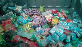 Vigilância Sanitária apreende 300 kg de alimentos vencidos em Maceió