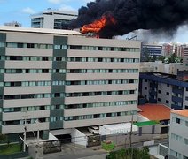 Incêndio atinge hotel Ritz Suites na Cruz das Almas