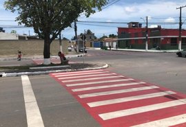 Bairros da parte alta recebem melhorias na sinalização