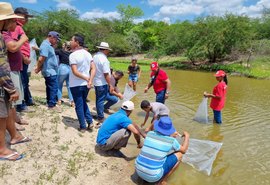 Governo promove o fortalecimento da agricultura familiar com distribuição de 1,7 milhão alevinos