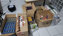 Polícia apreende armas de fogo e produtos sem notas fiscais no interior de Alagoas