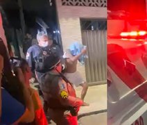 Baleado, homem corre e se esconde em beco para escapar no Petrópolis