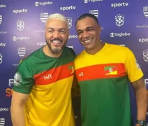 Após briga judicial, Belo e Denilson se encontram pela 1ª vez