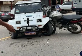 Motociclista é arremessado após colisão com buggy em Alagoas