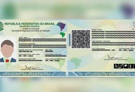 Alagoas começa a emitir a nova Carteira de Identidade na próxima semana