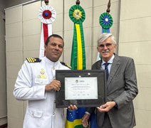 Comandante da Capitania dos Portos de Alagoas é homenageado com o título de Cidadão Honorário de Maceió em reconhecimento à sua atuação e aos relevantes serviços prestados à capital