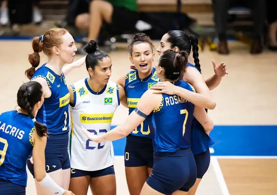 Brasil bate Bulgária e avança à fase final da Liga das Nações de Vôlei