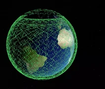 Tempestades solares elevam risco de colisões em megaconstelações