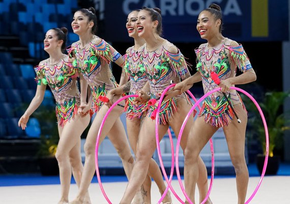 Ginástica rítmica do Brasil estreia na Olimpíada de Tóquio nesta sexta (06)