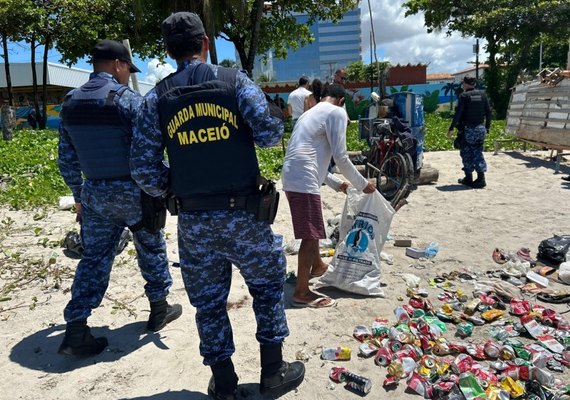 Guarda Municipal prende suspeito e apreende armas na Nova Orla de Maceió