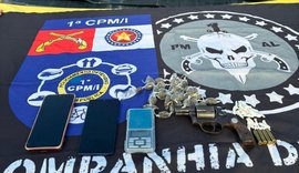 Polícia Militar apreende armas e drogas em operações no interior de AL