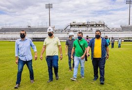 Estádio municipal passa por melhorias em sua estrutura para receber o campeonato estadual