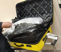 Polícia Federal apreende bagagem com 20 kg de maconha no Aeroporto Zumbi dos Palmares