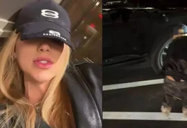 Virginia Fonseca passa perrengue com pneu furado e trancada para fora de hotel em NY
