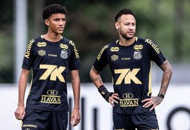 Robinho Jr. segue integrado ao elenco após polêmica com Neymar