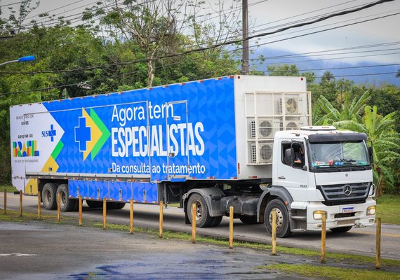 ﻿Ministério da Saúde lança carreta de exames de imagem em Santana do Ipanema