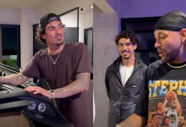 Vídeo: Gabriel Medina fica fascinado com Batmóvel de Neymar