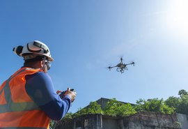 Drone intensificará o controle de insetos em bairros atingidos pelo afundamento de solo