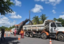 Obras na orla lagunar modificam trânsito