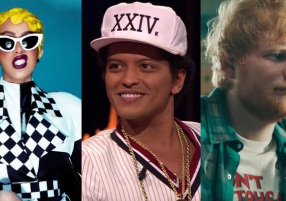 Warner Music organiza festival que conta com Cardi B, Bruno Mars, Ed Sheeran e muito mais
