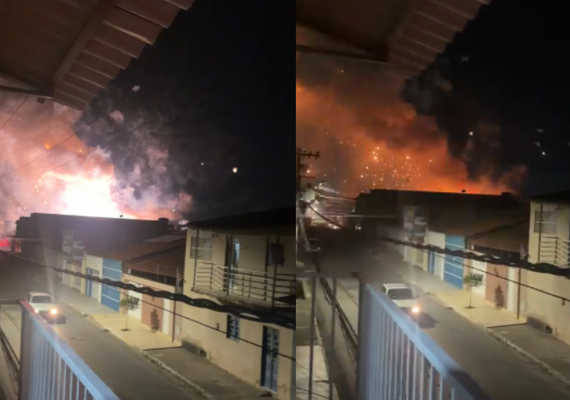 Depósito clandestino de fogos explode em residência em Arapiraca