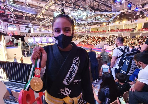 Alagoana vence Campeonato Mundial de Jiu Jitsu em Abu Dhabi