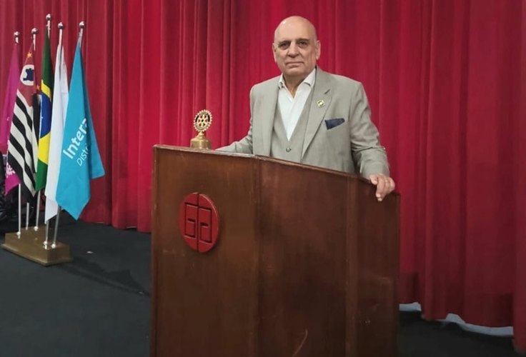 Cesar Romão realiza palestra no Rotary Clube Distrito 4563 em São Paulo
