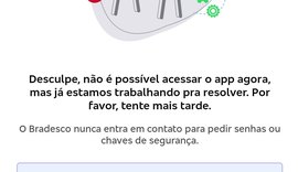 App do Bradesco fora do ar: clientes enfrentam instabilidade nos serviços digitais