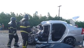 Vídeo: grave acidente deixa uma pessoa morta e duas feridas na BR-316, em Atalaia