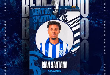 CSA confirma contratação do atacante Rian Santana para a temporada 2026