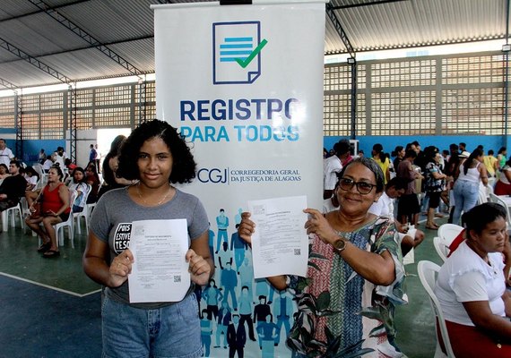 Judiciário garante registros civis gratuitos no Litoral Norte de AL