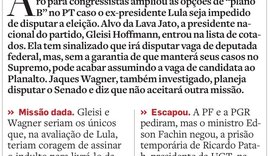 'Aceitem, dói menos', diz Gleisi sobre candidatura de Lula