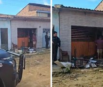 Casa de suspeito de matar sogro é atingida por incêndio em São Miguel dos Campos