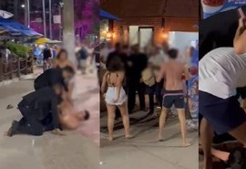 Homem é detido após tumulto e agressões em frente a bar na Ponta Verde