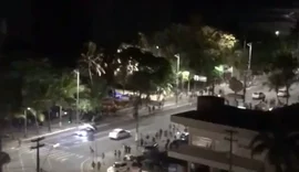 Luau termina com correria e chegada da polícia na Orla de Ponta Verde