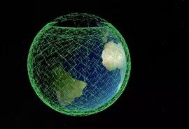 Tempestades solares elevam risco de colisões em megaconstelações