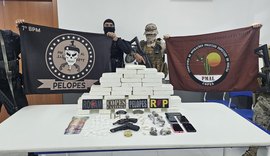 Operação policial prende cinco pessoas e apreende 40 kg de cocaína em Santana do Ipanema
