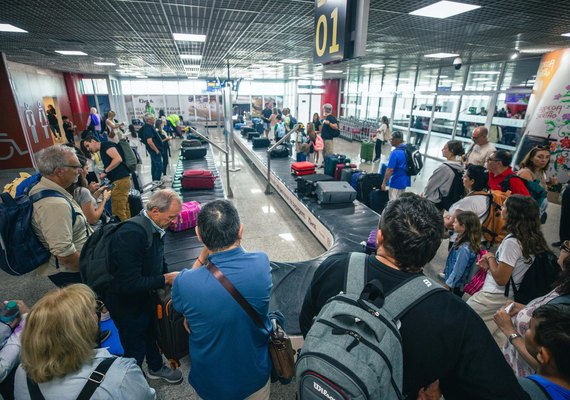 Alagoas registra aumento de mais de 108% no fluxo de passageiros internacionais