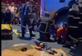 Ciclista morre após atropelamento por carreta em Maceió