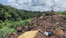 Multa de R$ 200 mil é aplicada em área usada como lixão irregular em Barra de Santo Antônio