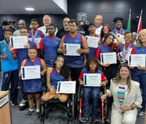 Atletas Paralímpicos de Vila Velha/ES recebem Moção de Aplausos