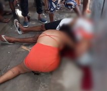 Duplo homicídio: casal é morto a tiros na Feira do Rato, em Maceió