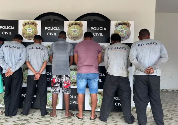 Sete homens são presos suspeitos de furtar trilhos de ferrovia em Girau do Ponciano