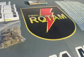 Homem tenta fugir da PM e é preso com maconha e cartelas de Rohypnol