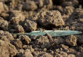 Arqueólogos descobrem lança de ferro mais longa da Idade do Ferro na Índia