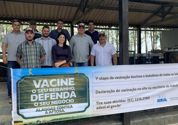 Alagoas inicia vacinação do rebanho contra a aftosa