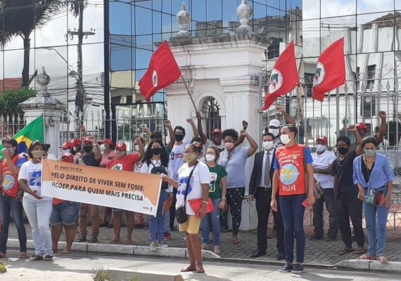 Contra a fome, entidades protestam por recursos do Fecoep para os mais pobres