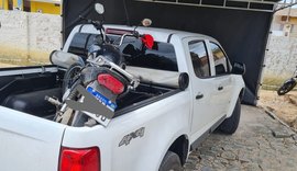 PC recupera motocicleta roubada e abandonada em Rio Largo