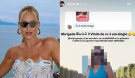 Virginia se irrita com crítica e dispara: “Vindo de você é um elogio”