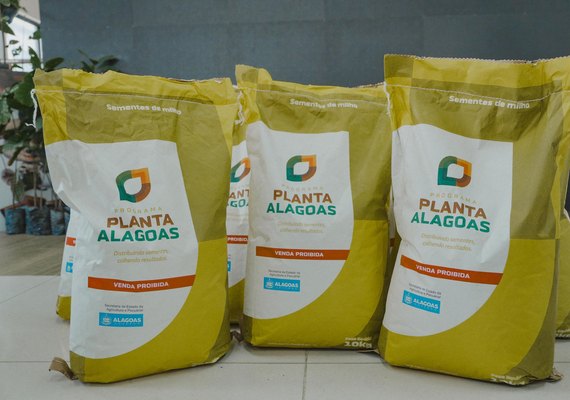 Planta Alagoas entrega 30 toneladas de sementes no Sertão nesta quinta (26)